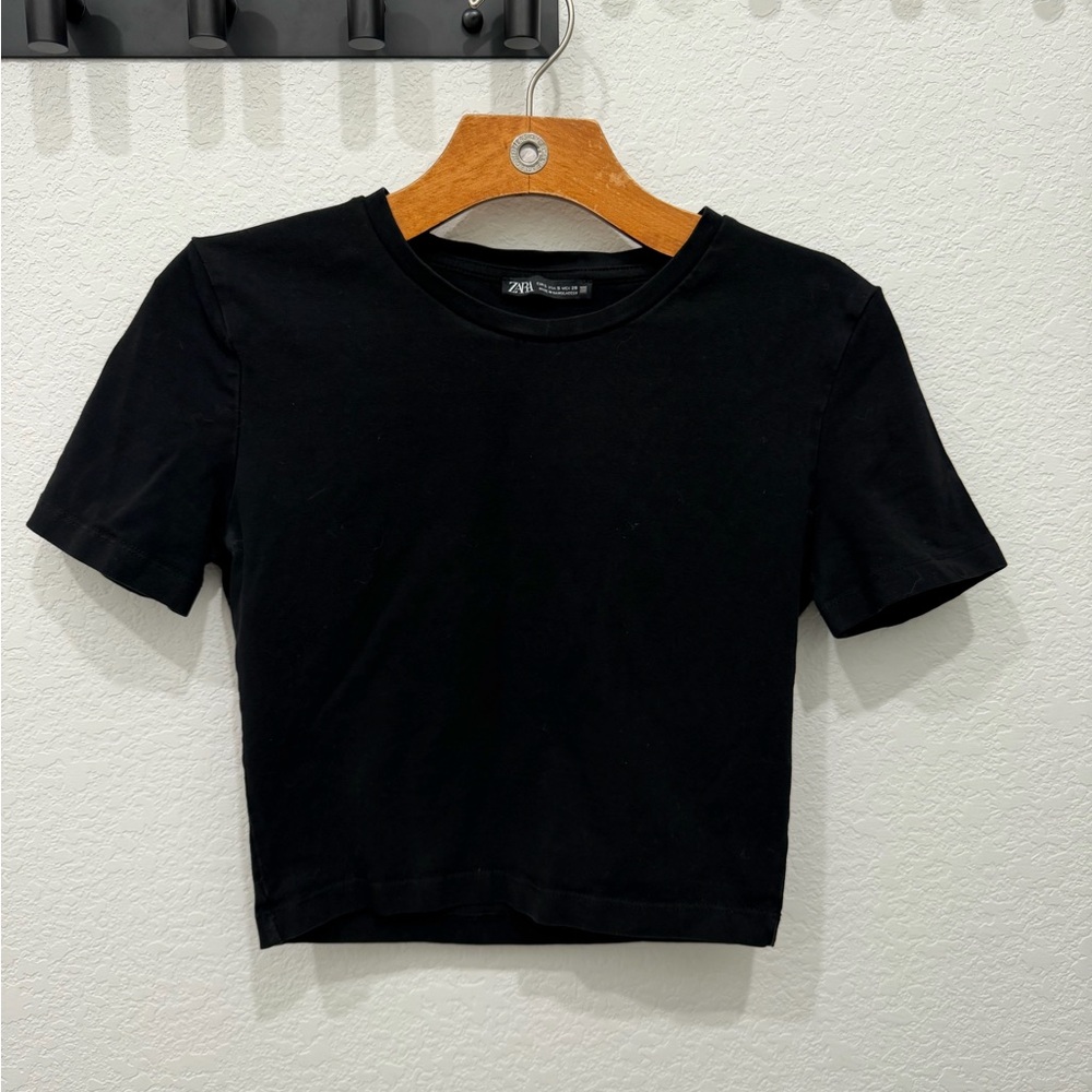 Zara Black Women's Crop Top